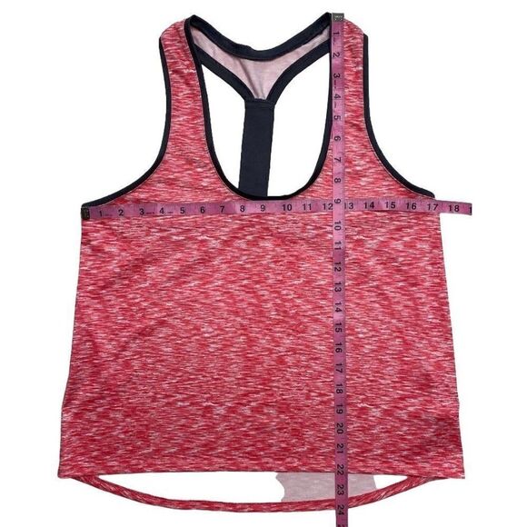 SO Pink Space Dye Athletic Scoop Neck‎ Racerback Tank Top Sz Medium - Picture 4 of 7